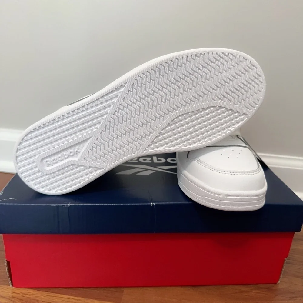 Reebok White High-Top Sneakers with Padded Ankle
